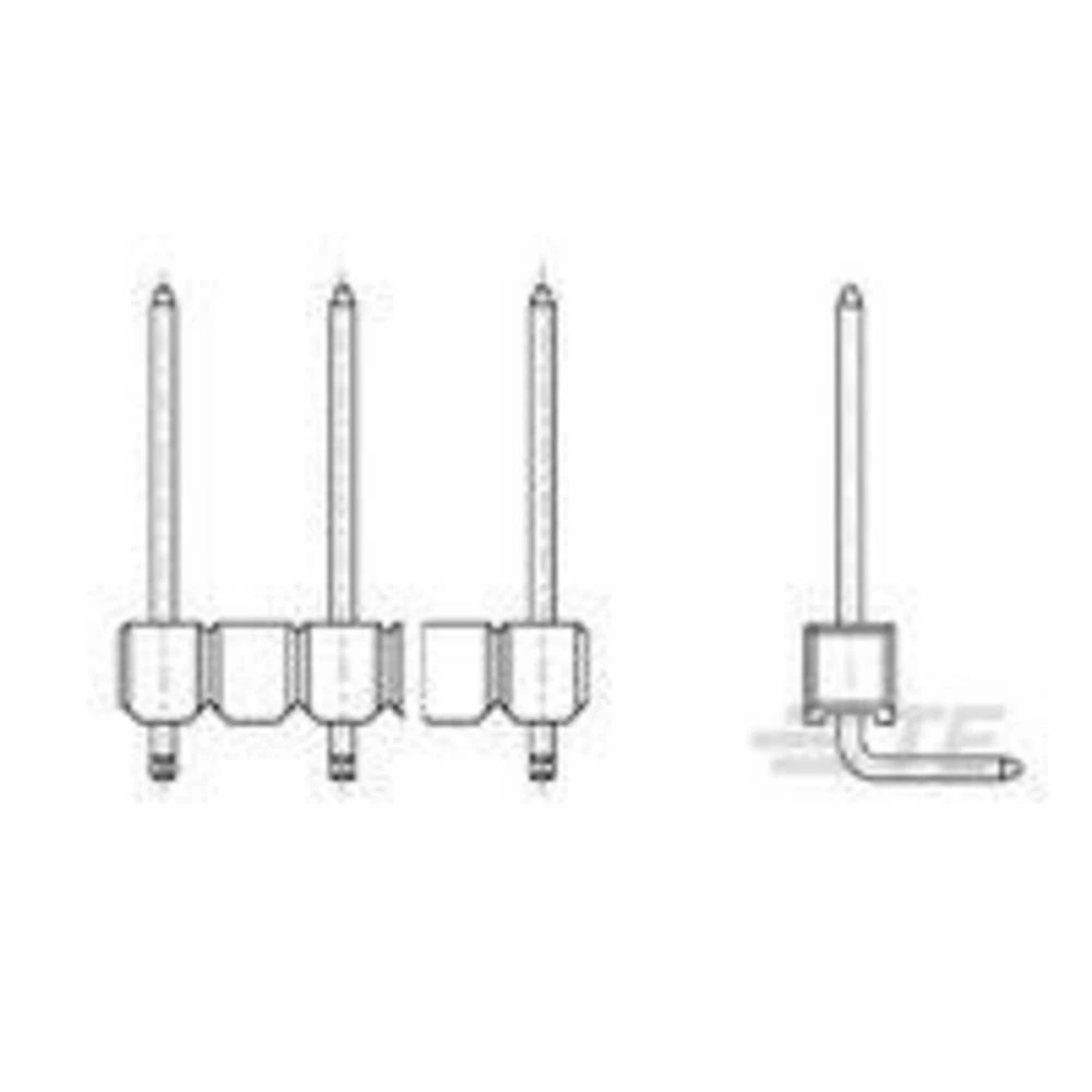 TE Connectivity AMPMODU Shrouded HeadersAMPMODU Shrouded Headers 1241906-2 AMP slika