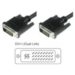 TECHly DVI Priključni kabel [1x Muški konektor DVI, 24 + 5 polova - 1x Muški konektor DVI, 24 + 5 polova] 1.8 m Crna