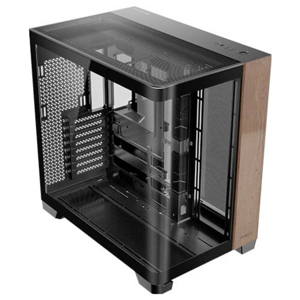 Antec C8 full tower kućište za računala crna, prozirna, drvo slika