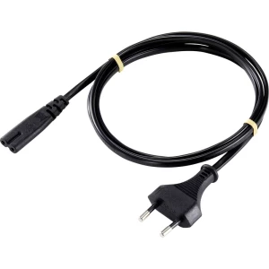 Sygonix SY-5043496 struja kabel za napajanje  crna 1.80 m slika