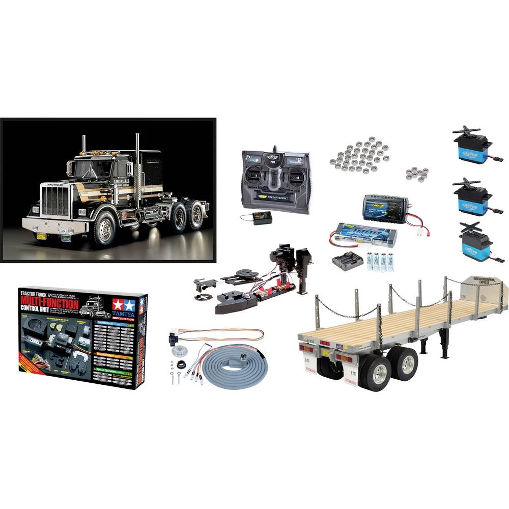 Tamiya 331056336 US King H Black Edition 1:14 električni rc model kamiona uštedni komplet ekskluzivni set slika