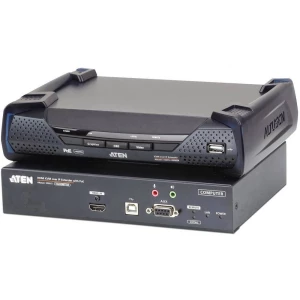 ATEN KE8952-AX HDMI™, USB, RS232, audio line-out, utičnica za mikrofon proširenje (produžetak) putem mrežnog kabela RJ45, putem optičkog kabela 10 km slika