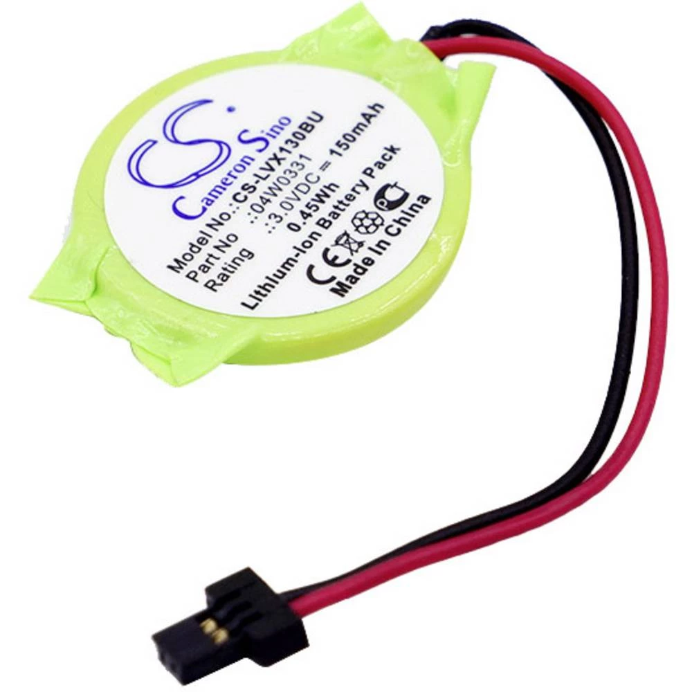 Rezervna ćelija CS Cameron Sino Zamjenjuje originalnu akumul. bateriju 04W0331 Lenovo 3 V 150 mAh slika