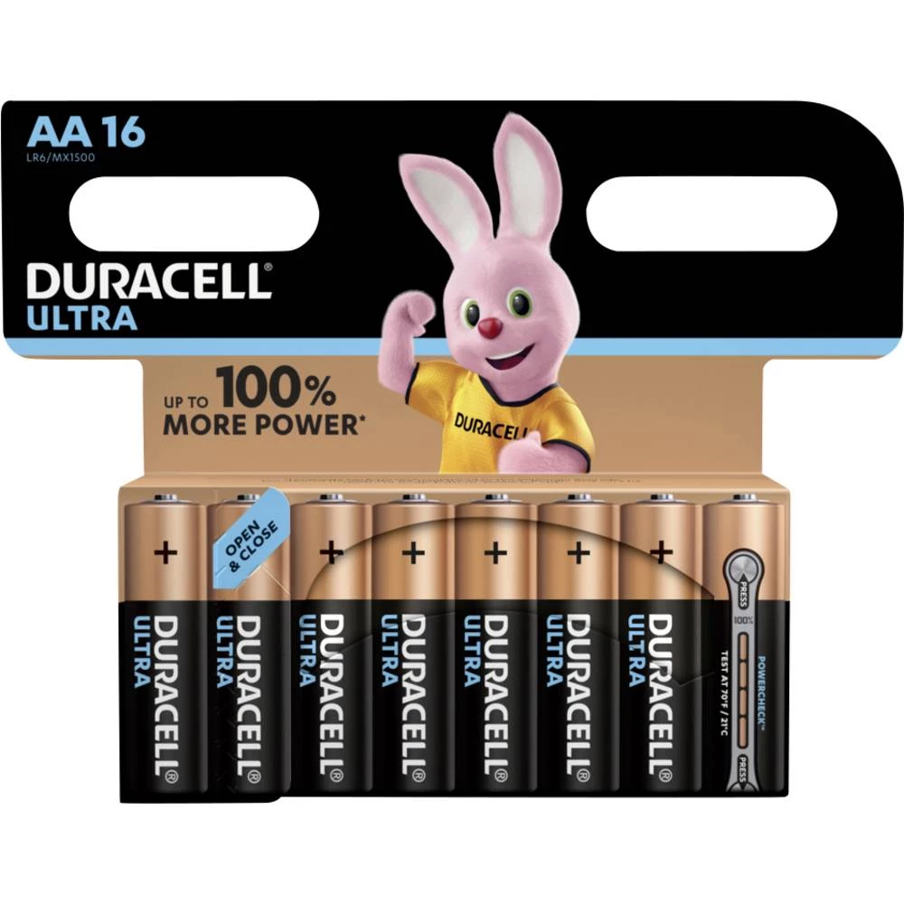 Duracell Ultra LR06 mignon (AA) baterija alkalno-manganov 1.5 V 16 St. slika