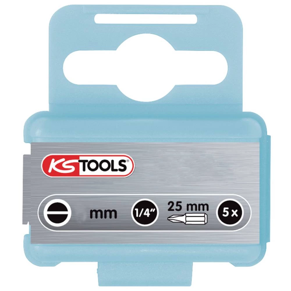 KS Tools 910.2237 pljosnati bit 5.5 mm nehrđajući čelik V2A nehrđajući C 6.3 5 St. slika
