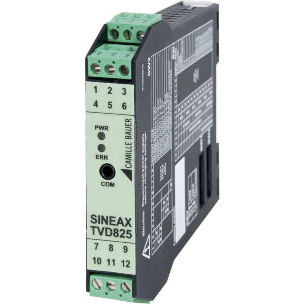 Pojačavač dvostrukog i istosmjernog signala s 2 izlaza, tipa Sineax TVD825 Camille Bauer 172685 1 St. slika