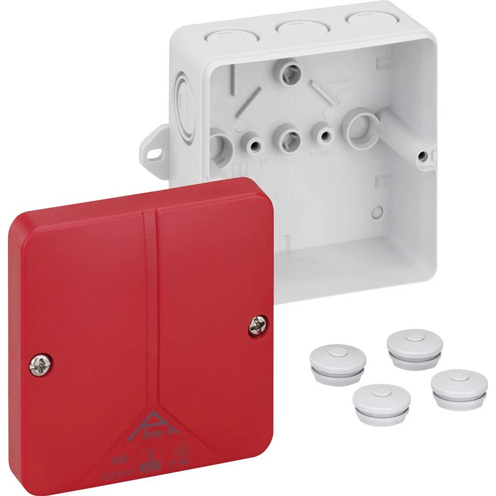 Spelsberg 50370401  priključna doza  (D x Š x V) 94 x 94 x 57 mm crvena IP66 1 St. slika