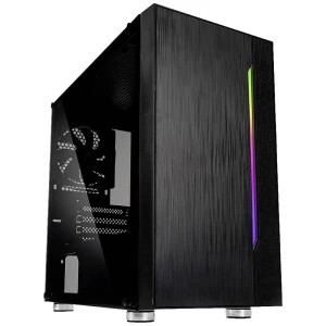 Kolink Inspire K6 RGB midi-tower kućište za igraće računalo crna 1 predinstalirani ventilator, integrirana rasvjeta, bočni prozo slika