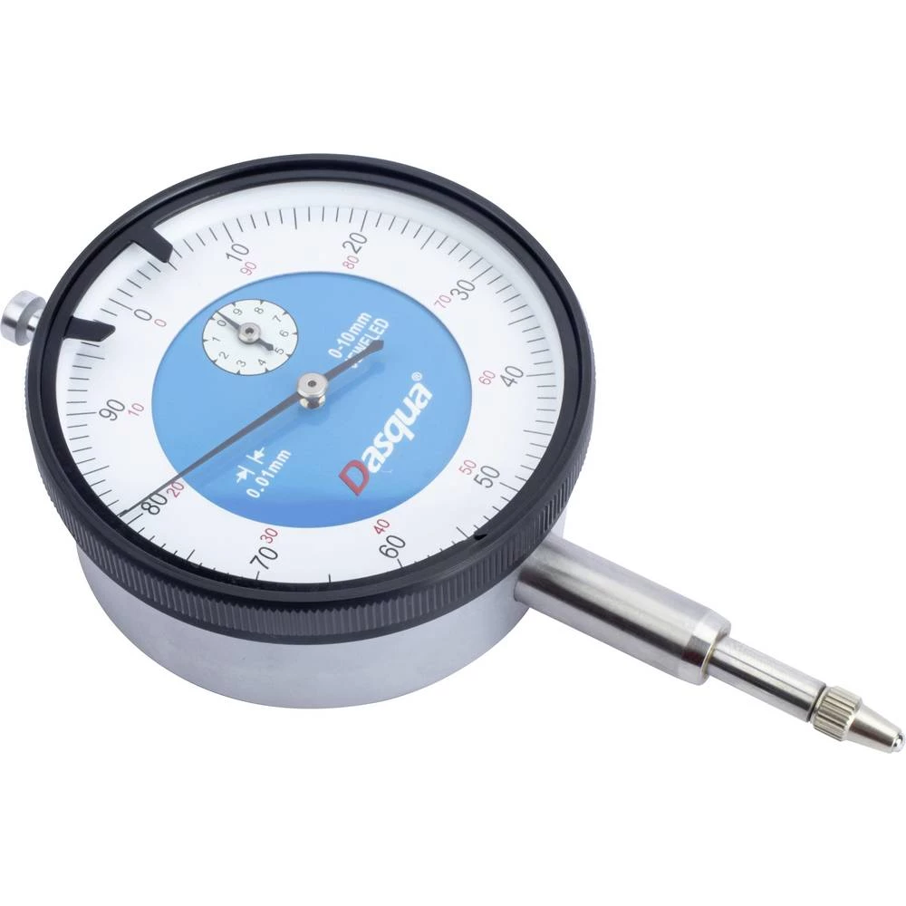 Dasqua 5111-0000 mjerni sat s kontrolnom mjerom 10 mm Očitavanje: 0.01 mm slika