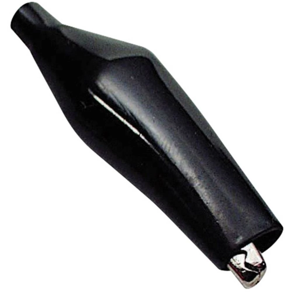 BKL Electronic 072403 krokodilska stezaljka crna Stezni raspon maks.: 9 mm dužina: 28 mm 1 kom. slika