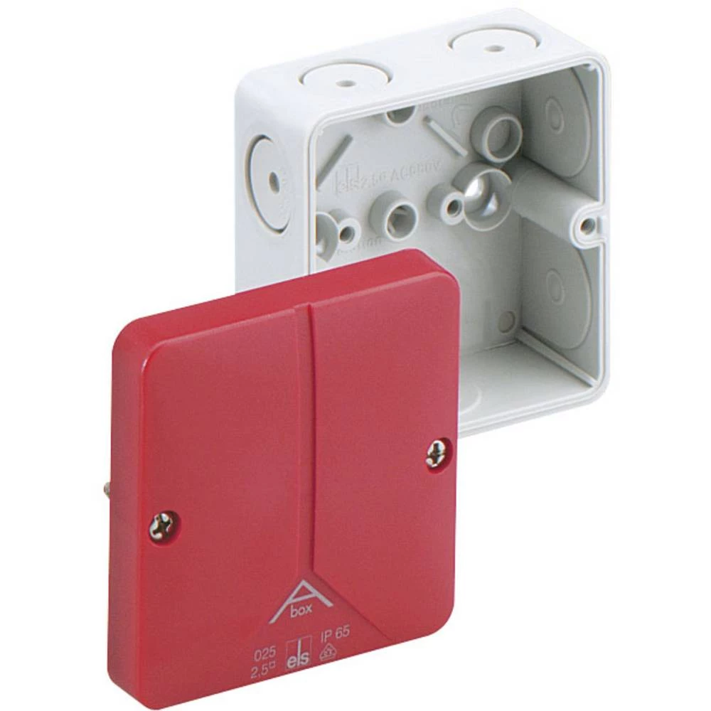 Spelsberg 49070201  priključna doza  (D x Š x V) 80 x 80 x 52 mm crvena IP65 1 St. slika