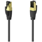 Hama 00200694 RJ45 mrežni kabel, Patch kabel CAT 8 S/FTP 5 m crna pozlaćeni kontakti 1 St.
