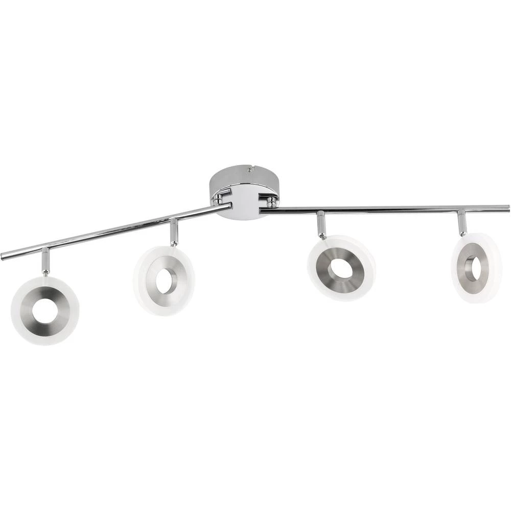 LED stropni reflektor 16.8 W Toplo-bijela WOFI Divina 7280.04.54.6000 Nikal (mat), Krom boja slika