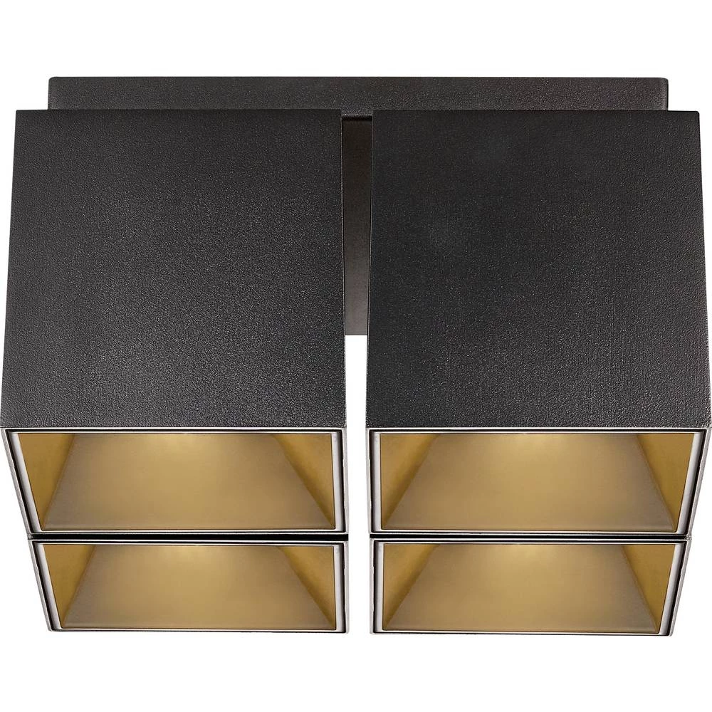 Nordlux 2110430103 Ethan 4-Spot sastavna rasvjeta   GU10   crna (mat) slika