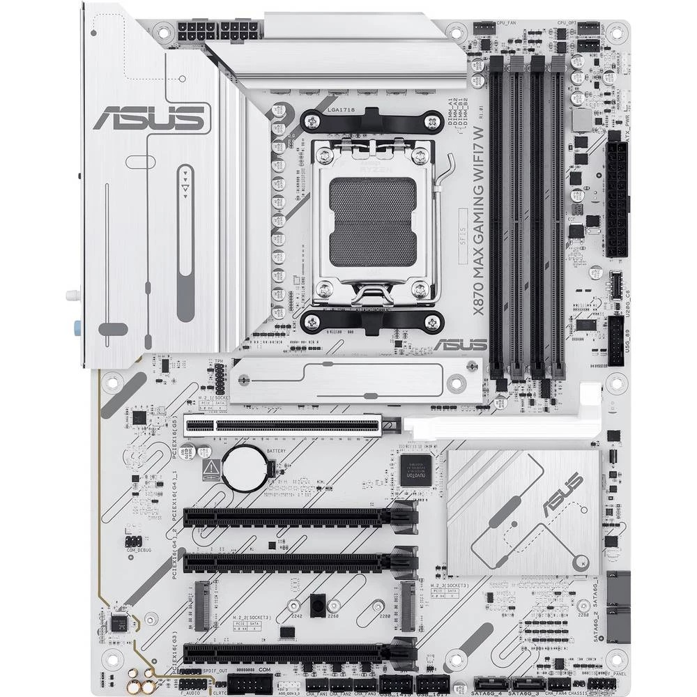 Asus X870 MAX matična ploča Baza #####AMD AM5 Faktor oblika (detalji) ATX Set čipova matične ploče AMD® X870 slika