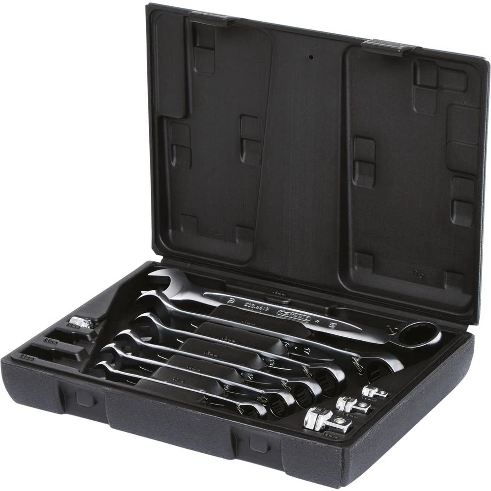 KS Tools 503.4647 komplet prstenastih ključeva sa čegrtaljkom Veličina ključa (metrička) (naslov) 8 - 19 mm slika