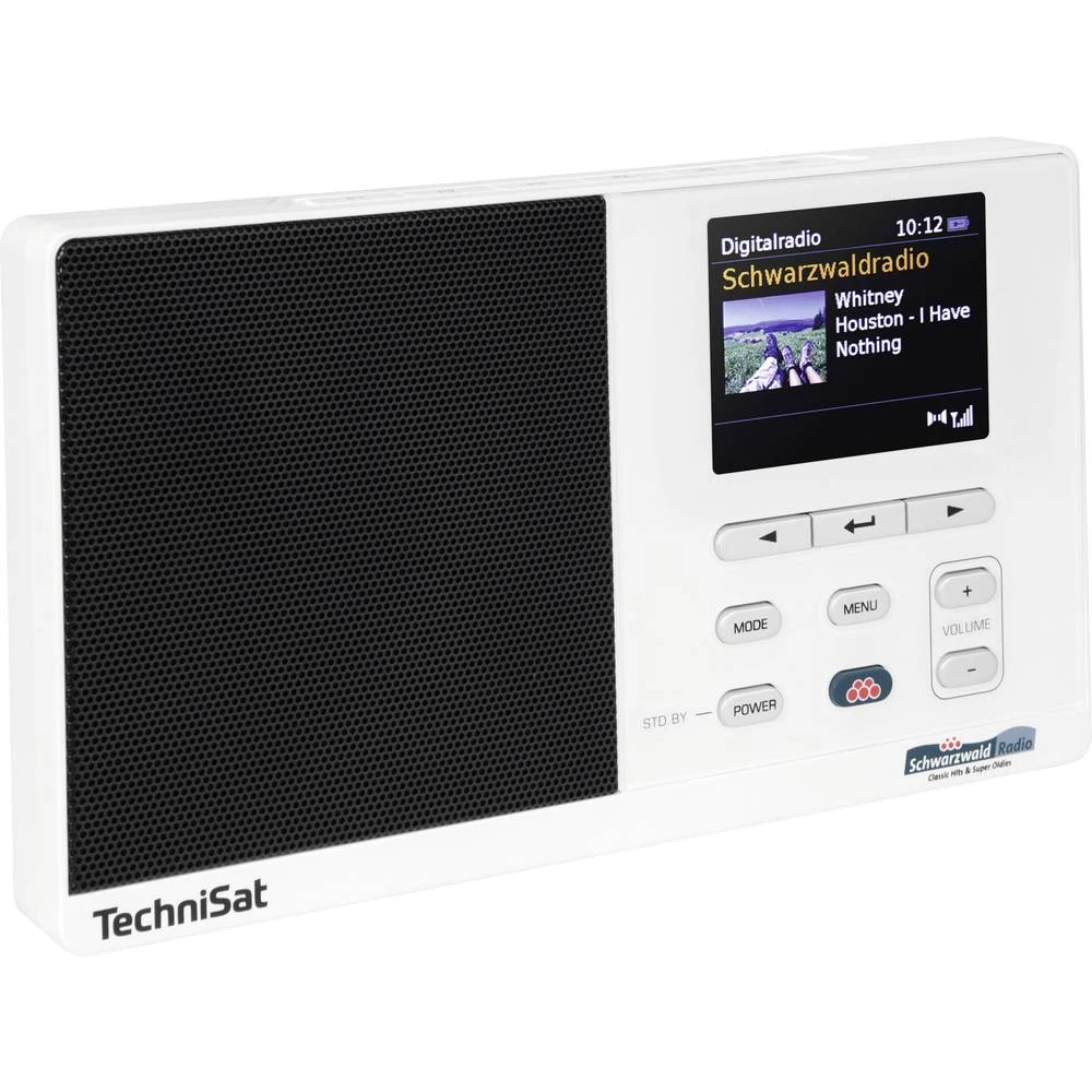 DAB+ (1012) Prijenosni radio TechniSat DigitRadio 215 Schwarzwaldradio-Edition DAB+, UKW Bijela slika