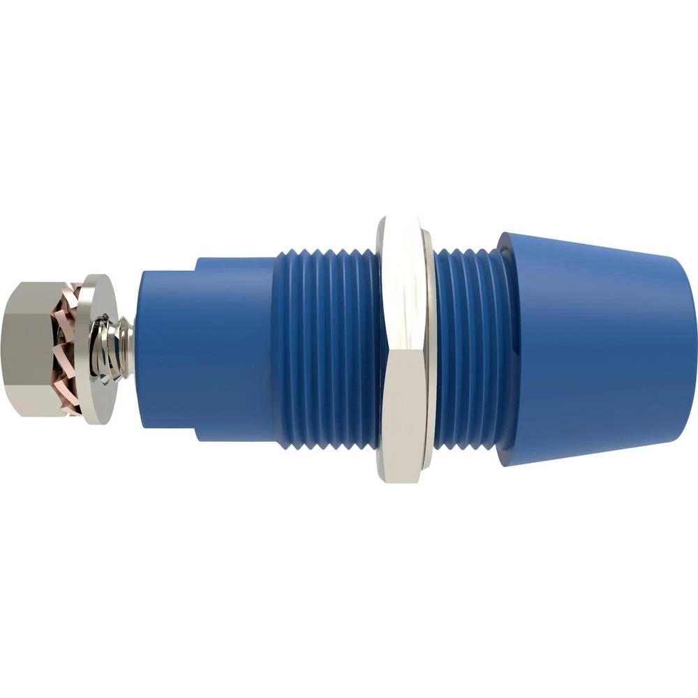 Schützinger DI SAB 9430 Ni / BL sigurnosna ugradna utičnica ravan plava boja 1 St. slika