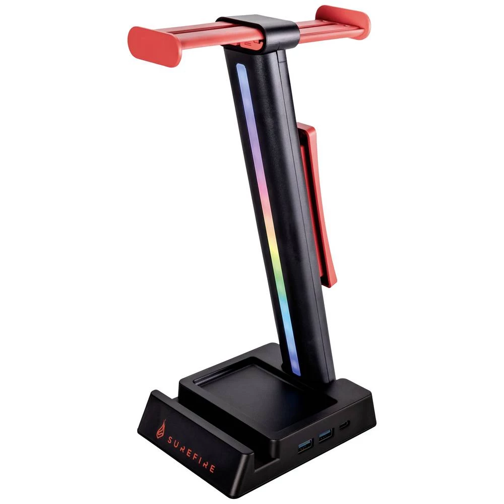 Surefire Gaming Vinson N2 stalak za slušalice Pogodno za (slušalice):over-ear slušalice crna slika