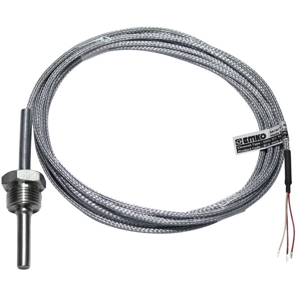 Senzor temperature Tip tipala Pt100 Mjerno područje temperature-50 Do +400 °C Duljina kabela (tekst) 4 m Emko Kalibriran po ISO slika