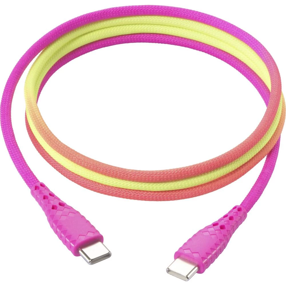 Renkforce USB kabel USB 2.0 USB-C® utikač, USB-C® utikač 1.00 m u boji RF-6872334 slika