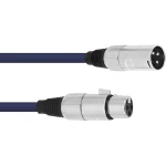 Omnitronic 3022010N XLR priključni kabel [1x XLR utikač 3-polni - 1x XLR utičnica 3-polna] 5.00 m plava boja