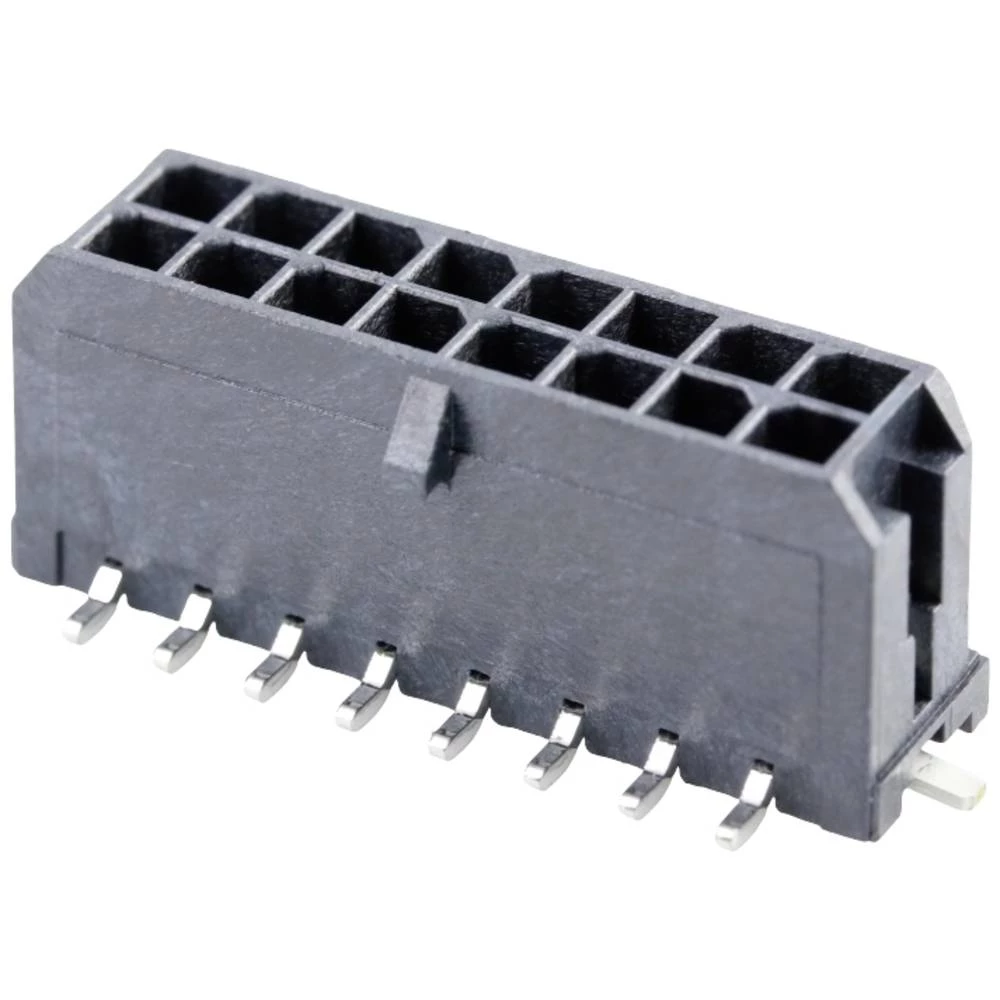 Molex ugradna standardna letva s muškim kontaktima Ukupan broj polova 16 Raster: 3.00 mm 430451619 1 St. Tape on Full re slika