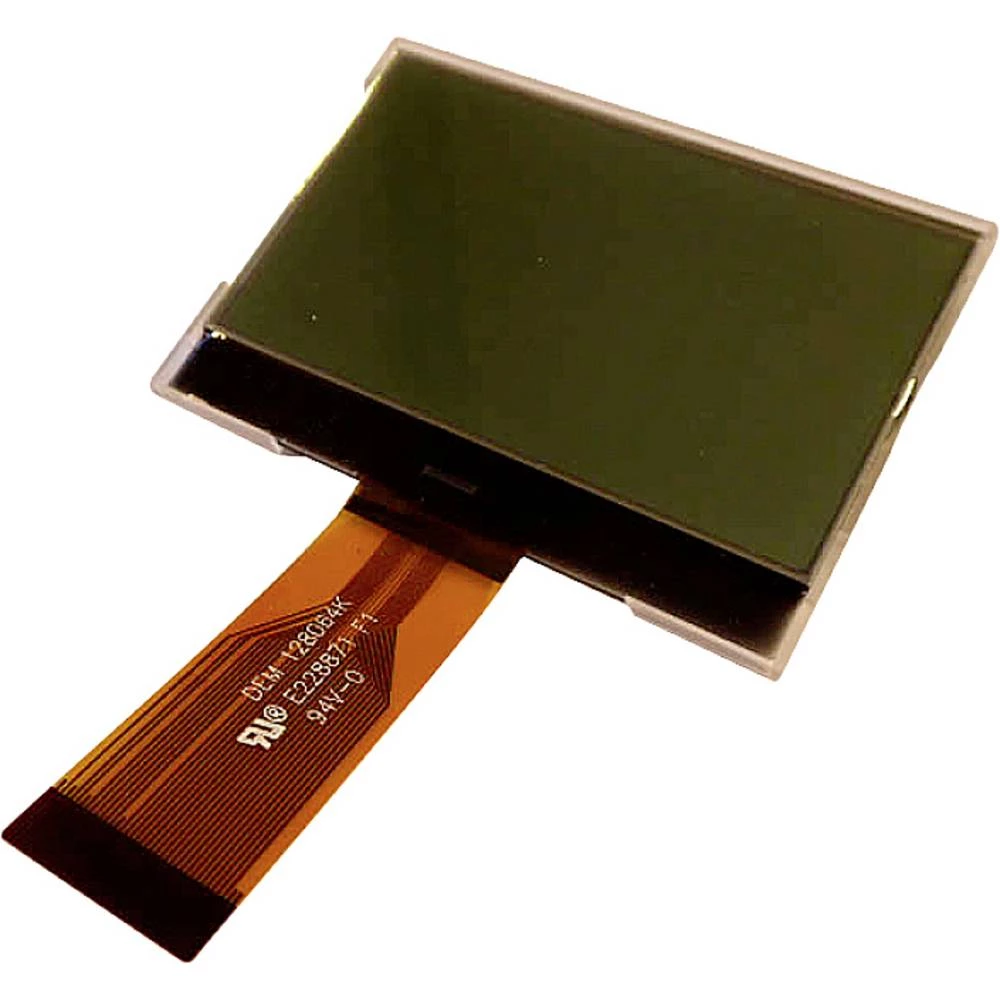 Display Elektronik LCD zaslon crna bijela 128 x 64 piksel (Š x V x d) 77.3 x 51.7 x 5.3 mm slika