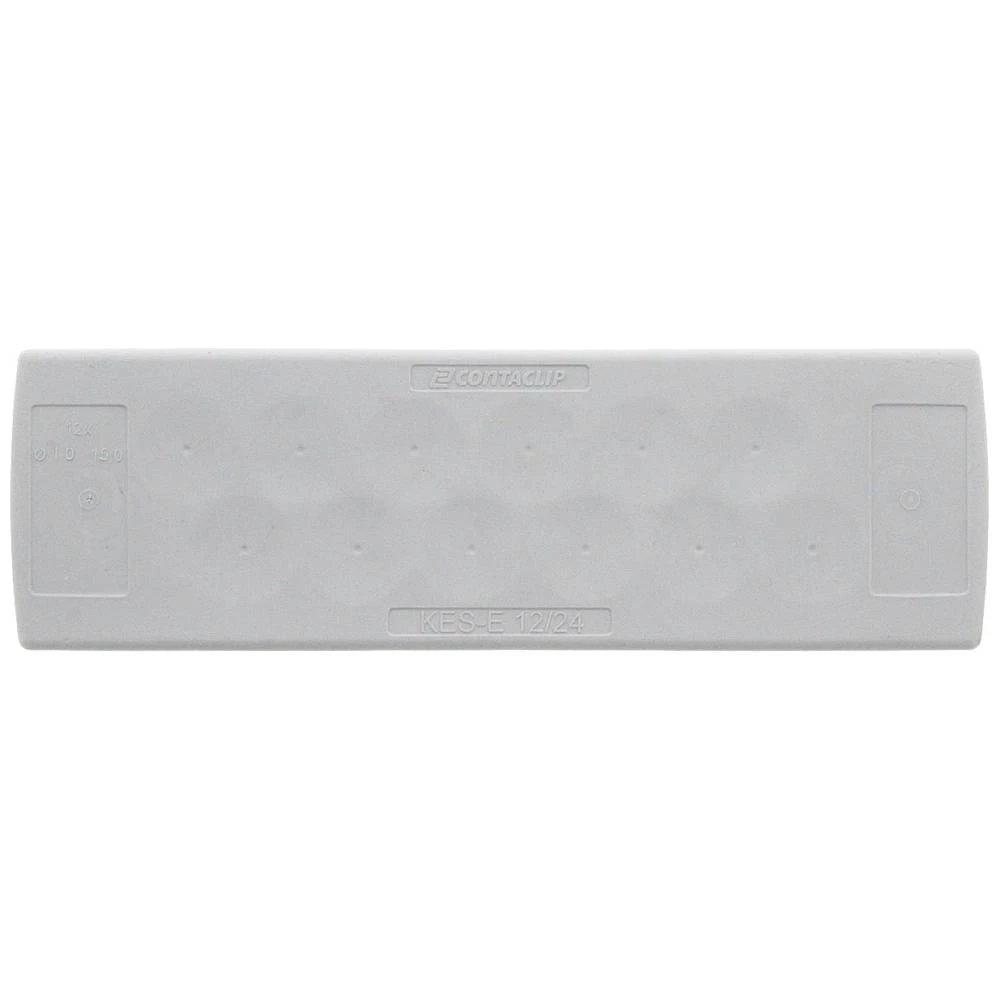 CONTA-CLIP KES-E 12/24 A GR kabelska uvodnica    Debljina ploče (maks.) 2.5 mm termoplastični elastomer siva 10 St. slika