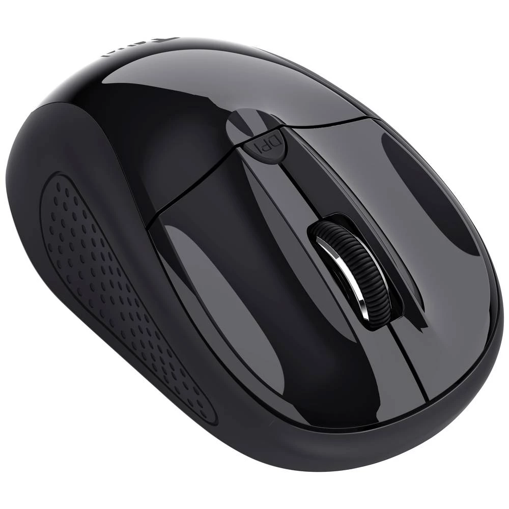 Trust BASICS  miš bežični   optički crna 4 Tipke 1600 dpi ugrađeni kotačić za pregled slika