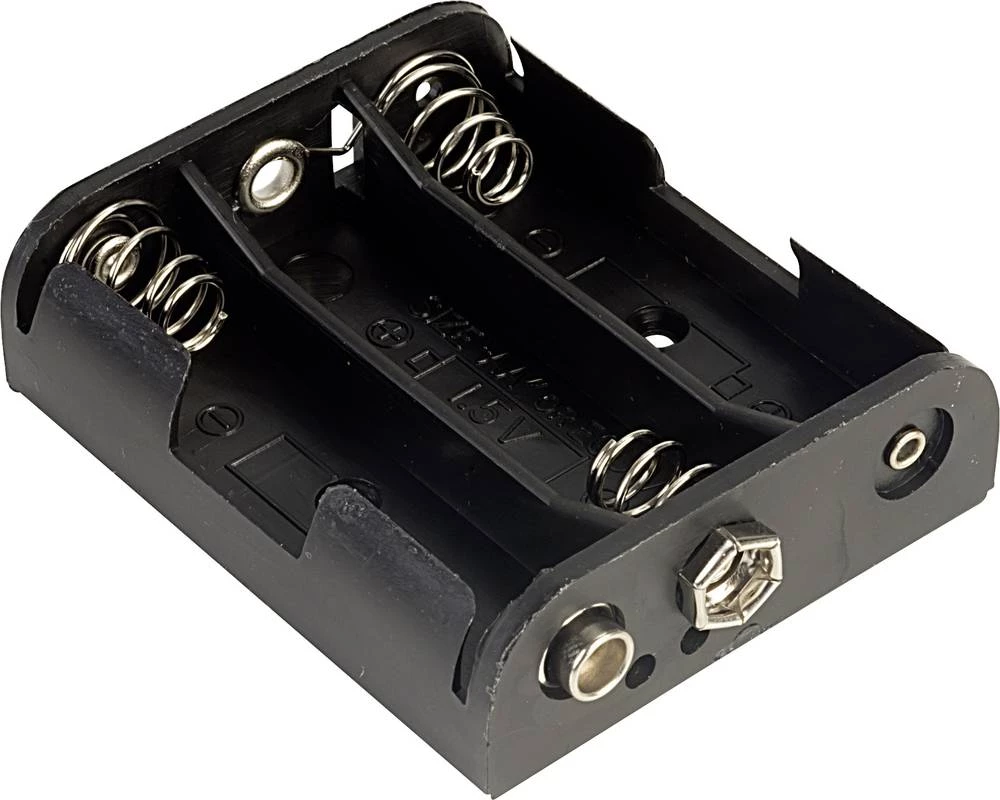 Baterije - držač 3x Mignon (AA) Snap priključak TRU COMPONENTS 33-1B slika