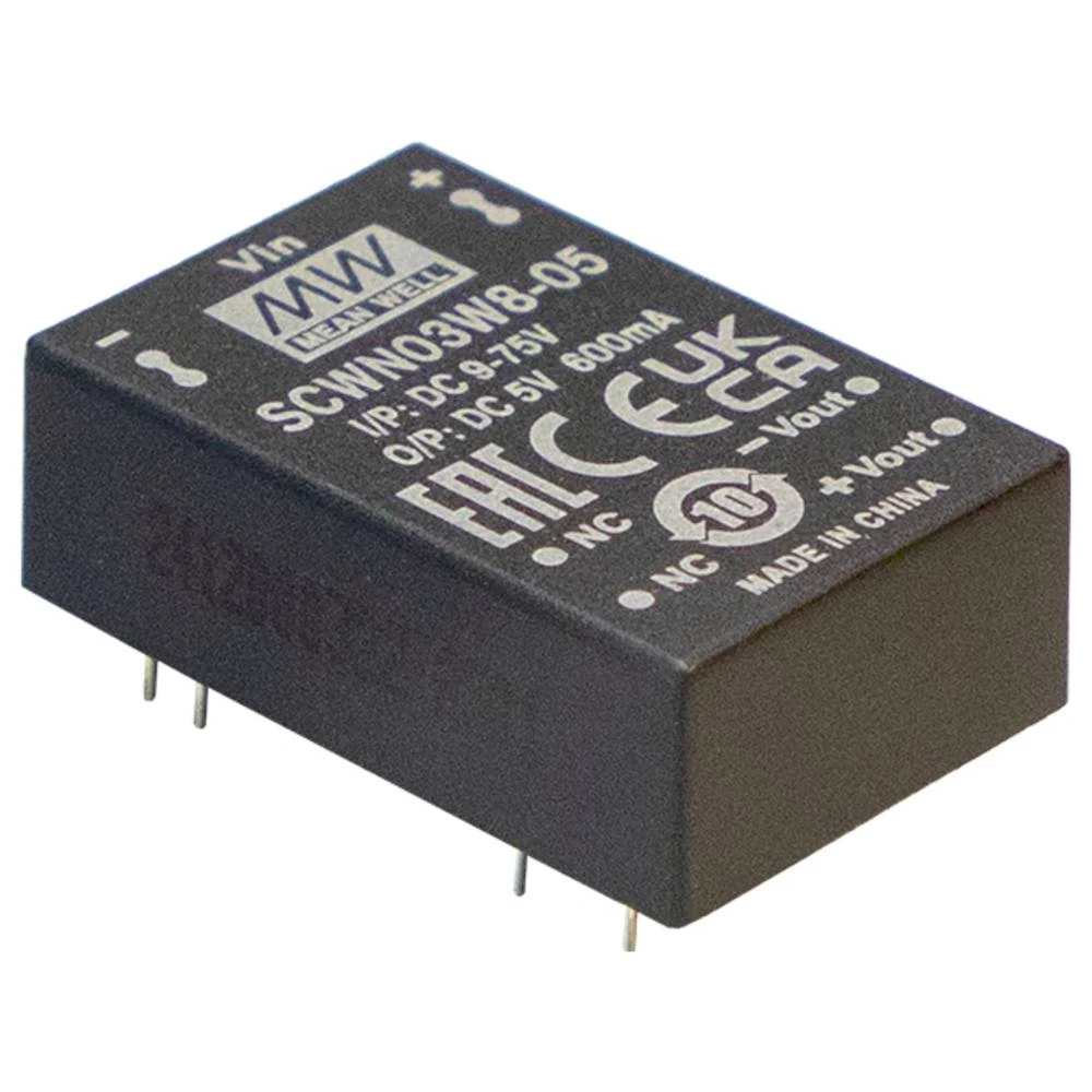 MEAN WELL SCWN03W8-03 DC/DC pretvarač 24 V 3.3 V 0.600 A 3 W Content 1 kom. slika