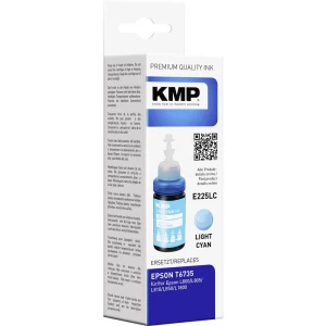 KMP tinta za punjenje zamijena Epson 673, T6735, C13T67354A kompatibilan svijetlo cijan 1639,0043 slika