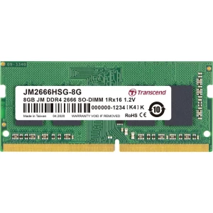 Transcend memorijski modul prijenosnog računala JetRam JM2666HSG-8G 8 GB 1 x 8 GB DDR4-RAM 2666 MHz CL19 slika