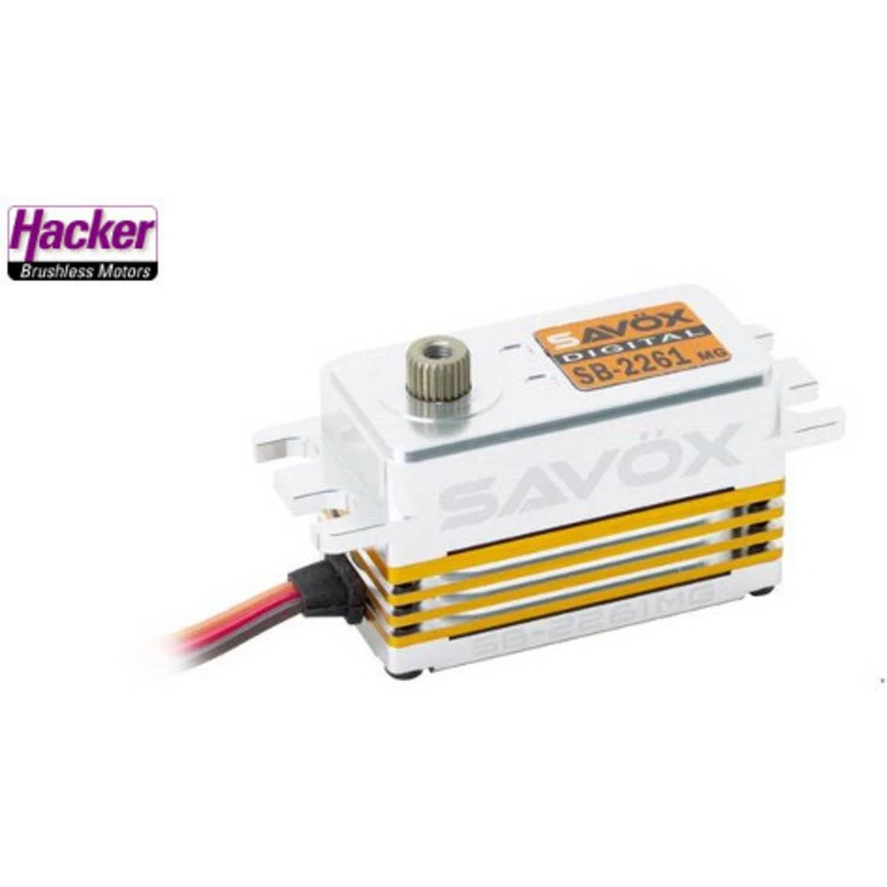 Savöx Standardni servo SB-2261MG Digitalni servo Materijal prigona: Metal Sustav utičnica: JR slika