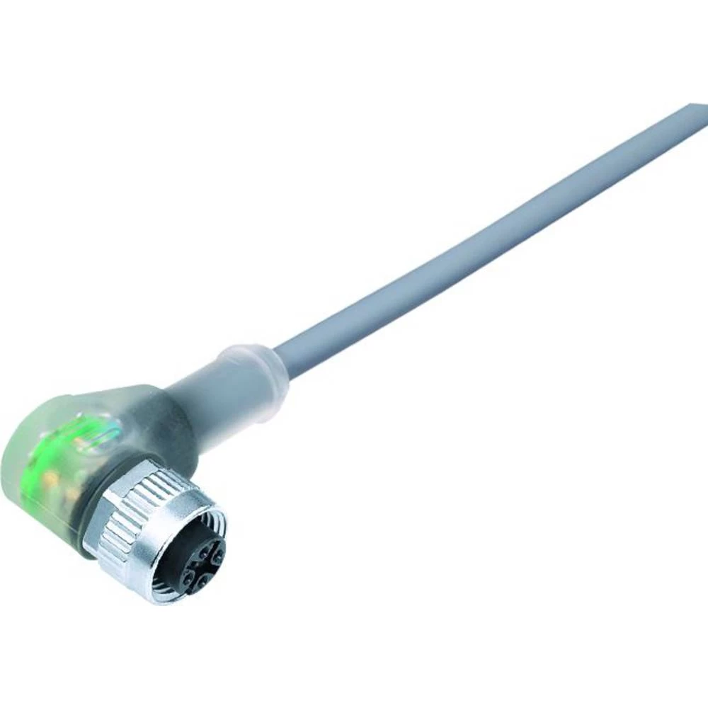 binder 77 3634 0000 20004-1000-20 utični konektor za senzor/aktivator, konfekcionirani ženski konektor, kutni 10 m Broj slika