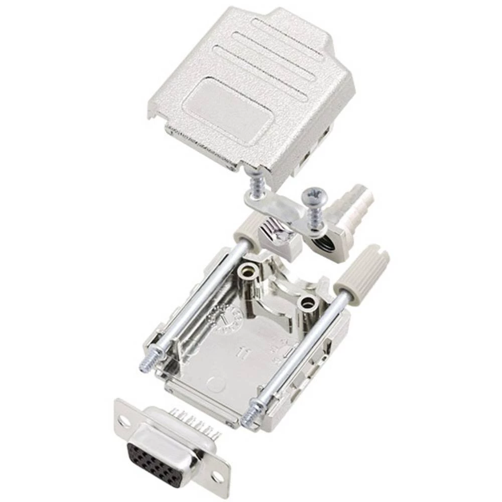 Višestruki ženski konektor D-SUB komplet 180 ° Broj polova: 62 Lemni kup Amphenol 1 ST slika