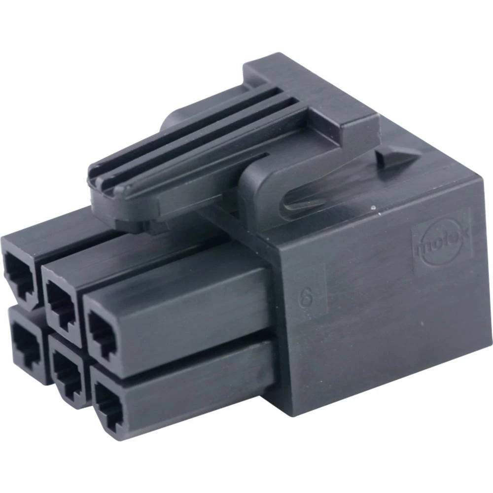 Molex 1727081006 Mini-Fit Sigma Receptacle Housing, 4.20mm Pitch, Dual Row, Glow-Wire Capable, 6 Circuits slika