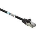 Renkforce    RF-4732882    RJ45    mrežni kabeli, patch kabeli    cat 5e    F/UTP    3.00 m    crna    sa zaštitom za nosić    1 St. slika