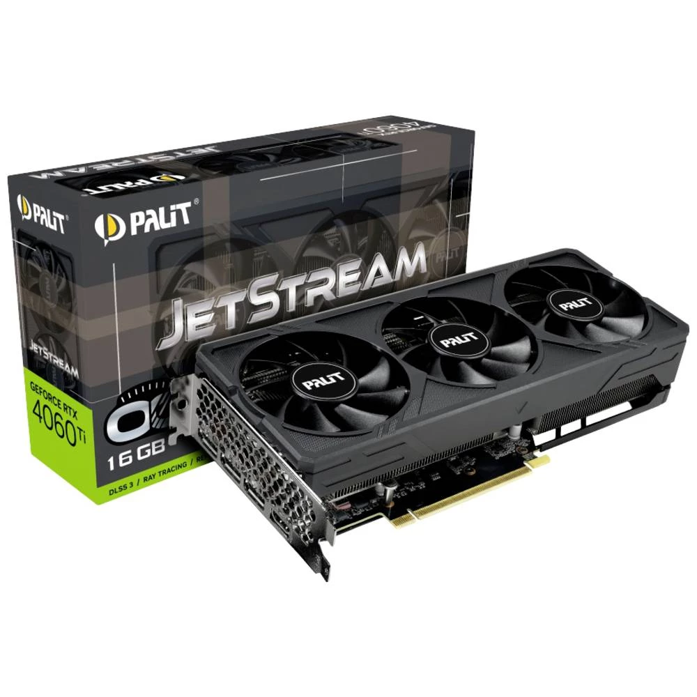 Xpert Vision grafička kartica Nvidia GeForce RTX 4060 Ti Jetstream 16 GB GDDR6-RAM PCIe x16 PCIe , HDMI™, DisplayPort slika