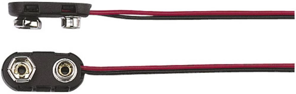 Baterije - držač 1x 9 V Block Snap priključak TRU COMPONENTS BS-IR-1 slika
