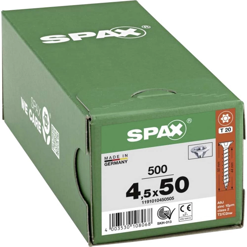 SPAX 1191010450505 R 88091 Senkkopf/T-STAR vijak za drvo 4.5 mm 50 mm T-STAR plus čelik WIROX 500 kom. slika