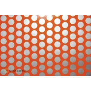 Folija za glačanje Oracover Fun 1 41-064-091-002 (D x Š) 2 m x 60 cm Crveno-narančasta-srebrna (fluorescentna) slika