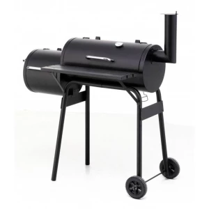 tepro Garten Wichita drveni ugljen smoker termometar u poklopcu crna slika