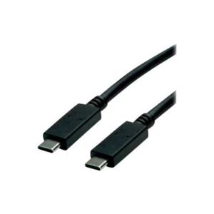 Roline green USB kabel USB 3.2 gen.2 (USB 3.1 gen.2) USB-C® utikač 1.00 m crna sa zaštitom, TPE plašt, bez halogena 11.44.9053 slika