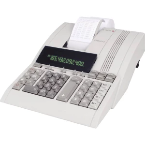 Ispisni stolni kalkulator Olympia CPD 5212 Bež boja Zaslon (broj mjesta): 12 strujni pogon (Š x V x d) 218 x 90 x 289 mm slika