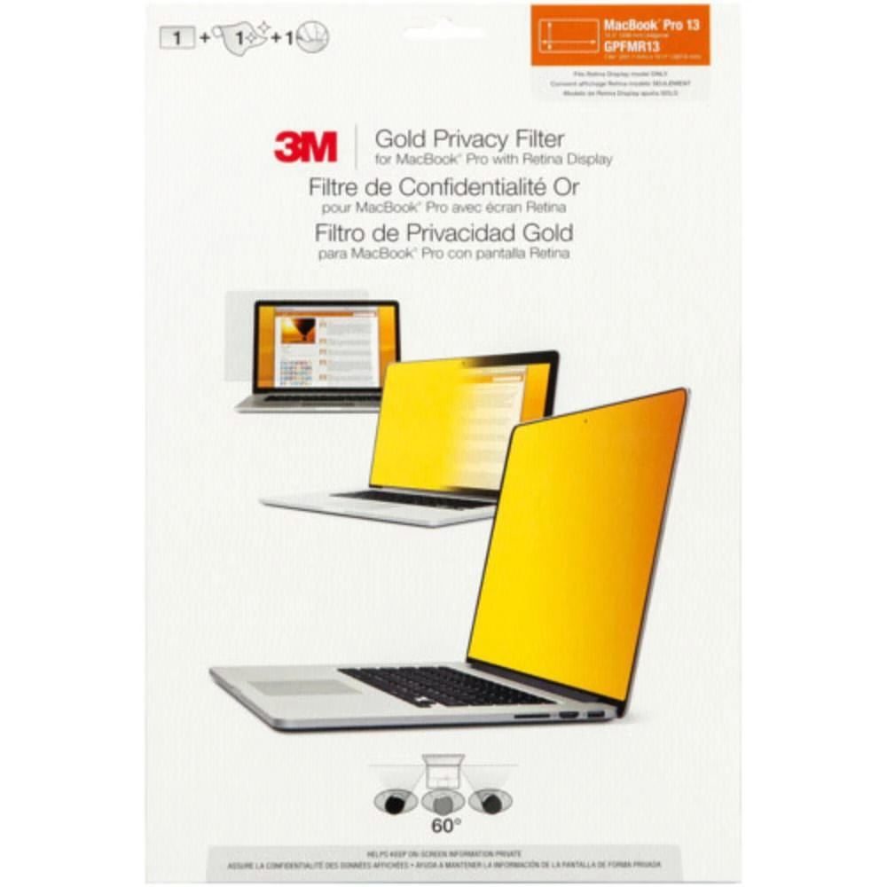 3M GFNAP004 Folija za zaštitu zaslona 33 cm (13 ") Format slike: 16:10 7000059587 Pogodno za model: Apple MacBook Pro 13 cola slika