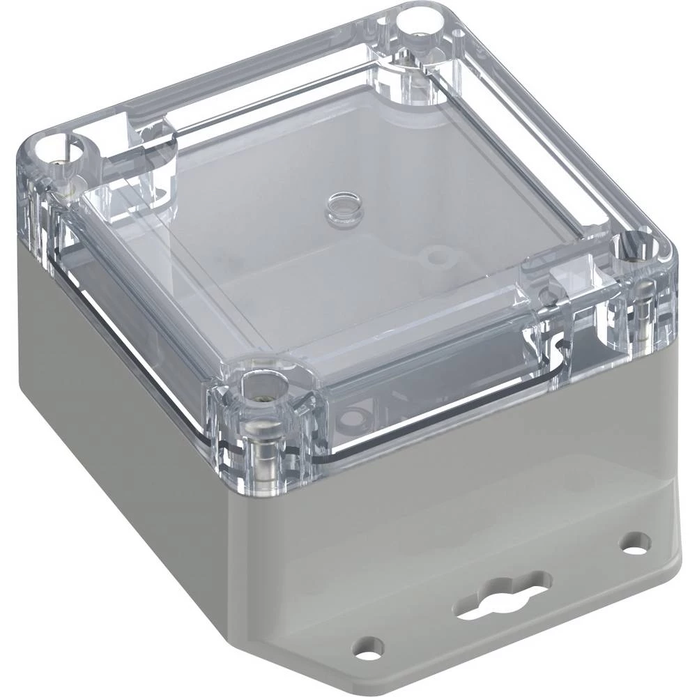 TRU COMPONENTS 6U07080805639 TC-13865228 industrijsko kućište 106.5 x 76.5 x 45 polikarbonat svijetlosiva 1 kom. slika