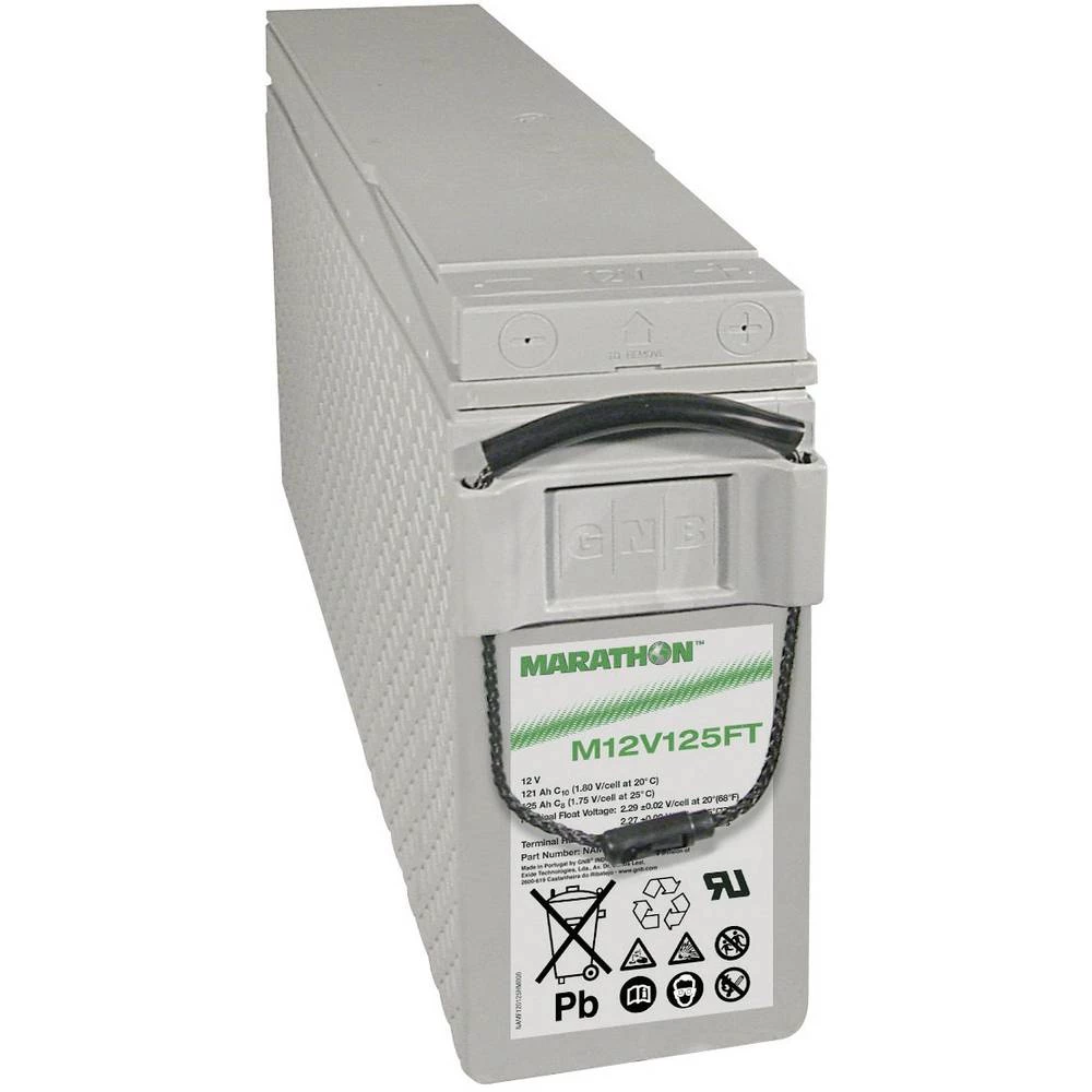 GNB Marathon EXIM12V125FT NAMF120125HM0FB olovni akumulator 12 V 121 Ah olovno-koprenasti (Š x V x D) 124 x 283 x 559 mm slika
