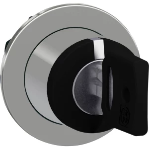 Schneider Electric ZB4FG08 prednji element prekidača s ključem plosnat, ponovno postavljiv (Ø) 30.5 mm  krom boja, crna 1 St. slika